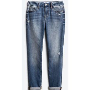 STUDIO BLUE Jude Mid Rise Cropped Clean Skinny Jean